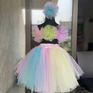 Cake Smashing frock for baby skirt frock Item : NZD-0011 - Image 3