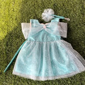 Sky blue colour frock collection : NZD-0040 - Image 1