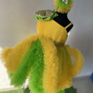 Yellow & Green frock collection: NZD-0092 - Image 3
