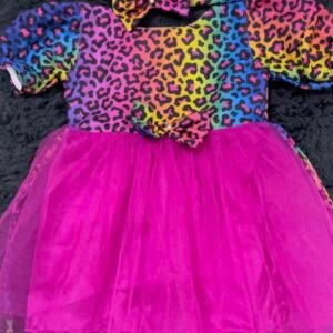 Pink colour Party wear frock collection |Birthday wear frock : NZD-001061 - Image 1