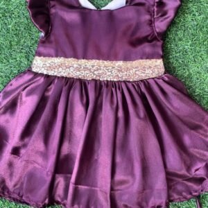 Purple colour Party wear frock collection |Birthday wear frock | Nazdesign : NZD-0010136 - Image 1