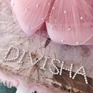 Baby Pink colour designer Partywear Frock collection: NZD-BD-0001002 - Image 6
