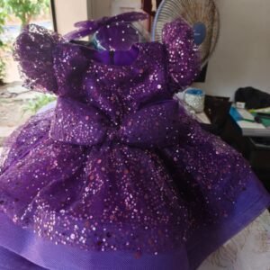 Purple colour designer Partywear Frock collection: NZD-BD-0001003 - Image 1